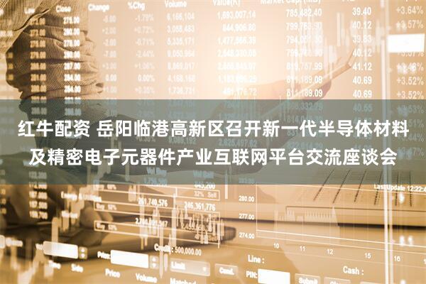 红牛配资 岳阳临港高新区召开新一代半导体材料及精密电子元器件产业互联网平台交流座谈会