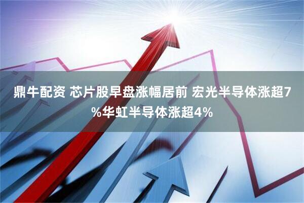 鼎牛配资 芯片股早盘涨幅居前 宏光半导体涨超7%华虹半导体涨超4%